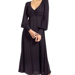 Zimmermann Ruched black dress. Size 3 (m/l)